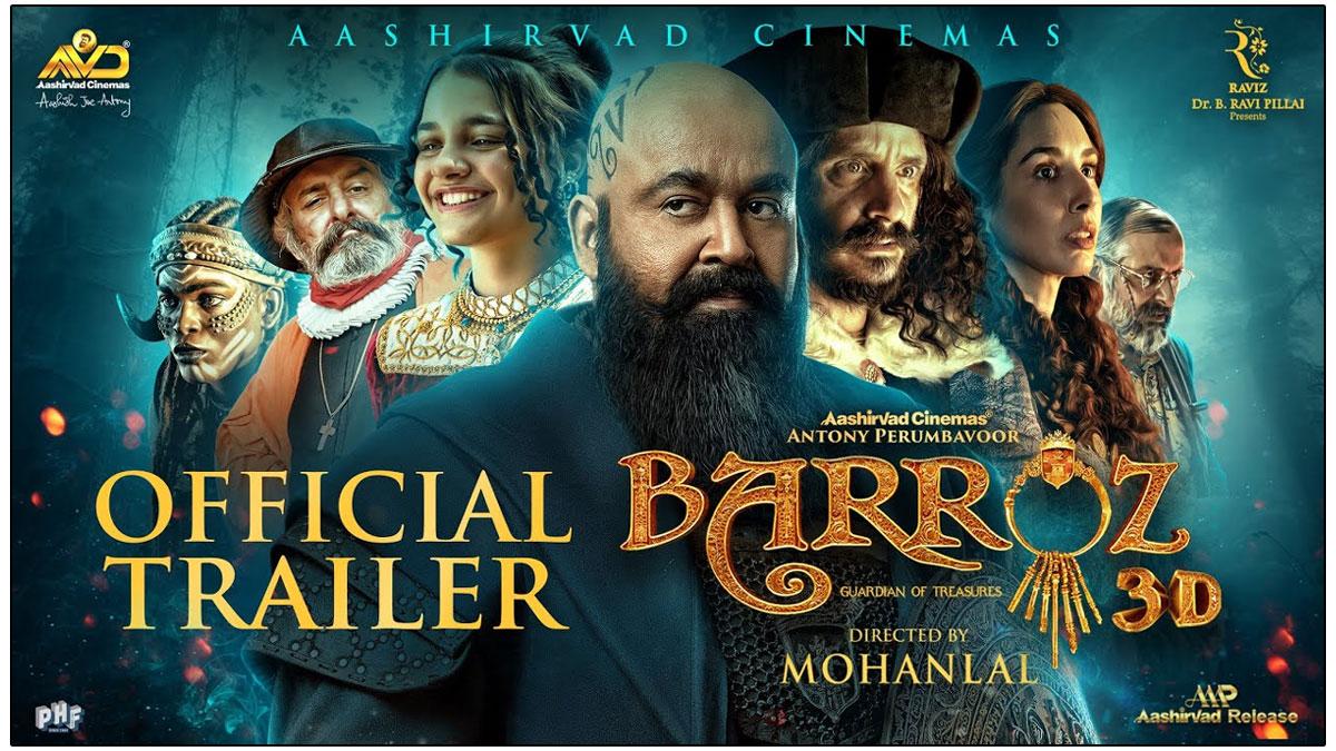 Mohanlal Barroz 3D Guardian Of Treasure Trailer Review