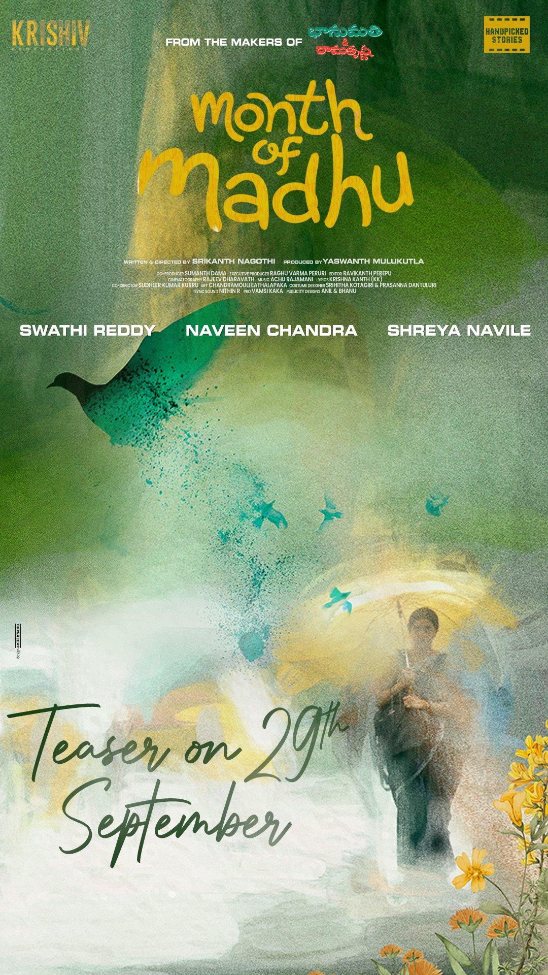 Month of Madhu teaser arriving
