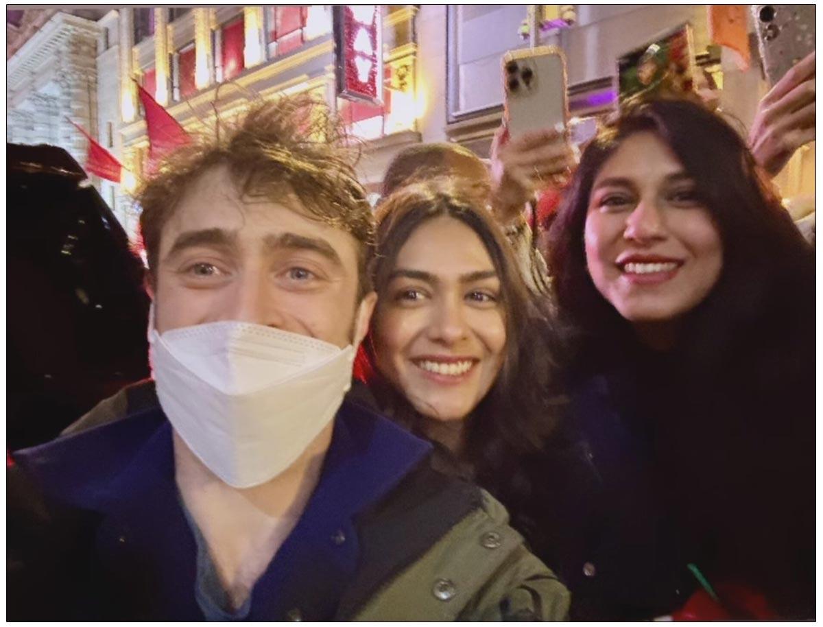 Mrunal Thakur Selfie With Daniel Radcliffe