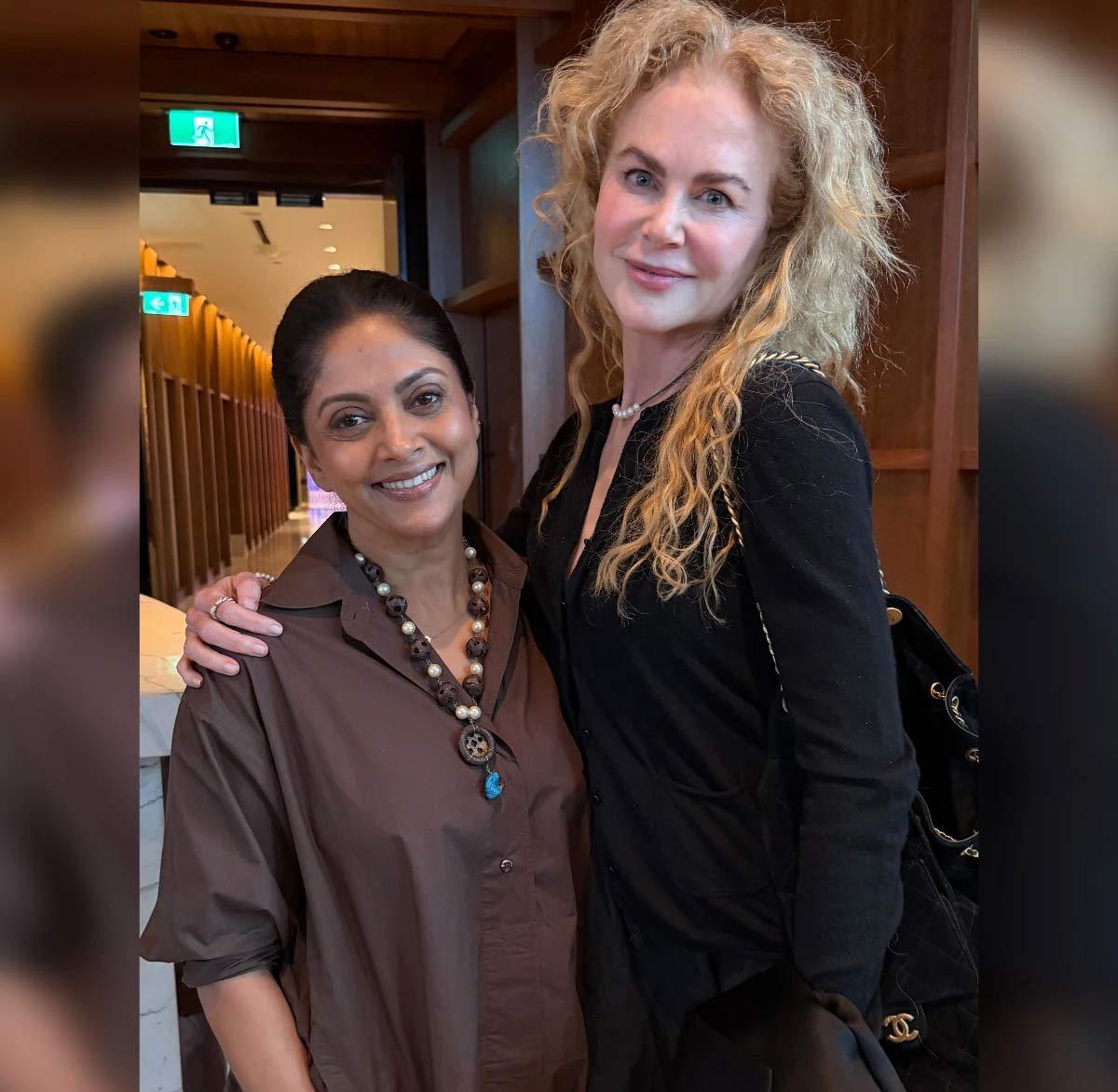 Nadiya fan girl moment with Hollywood actress