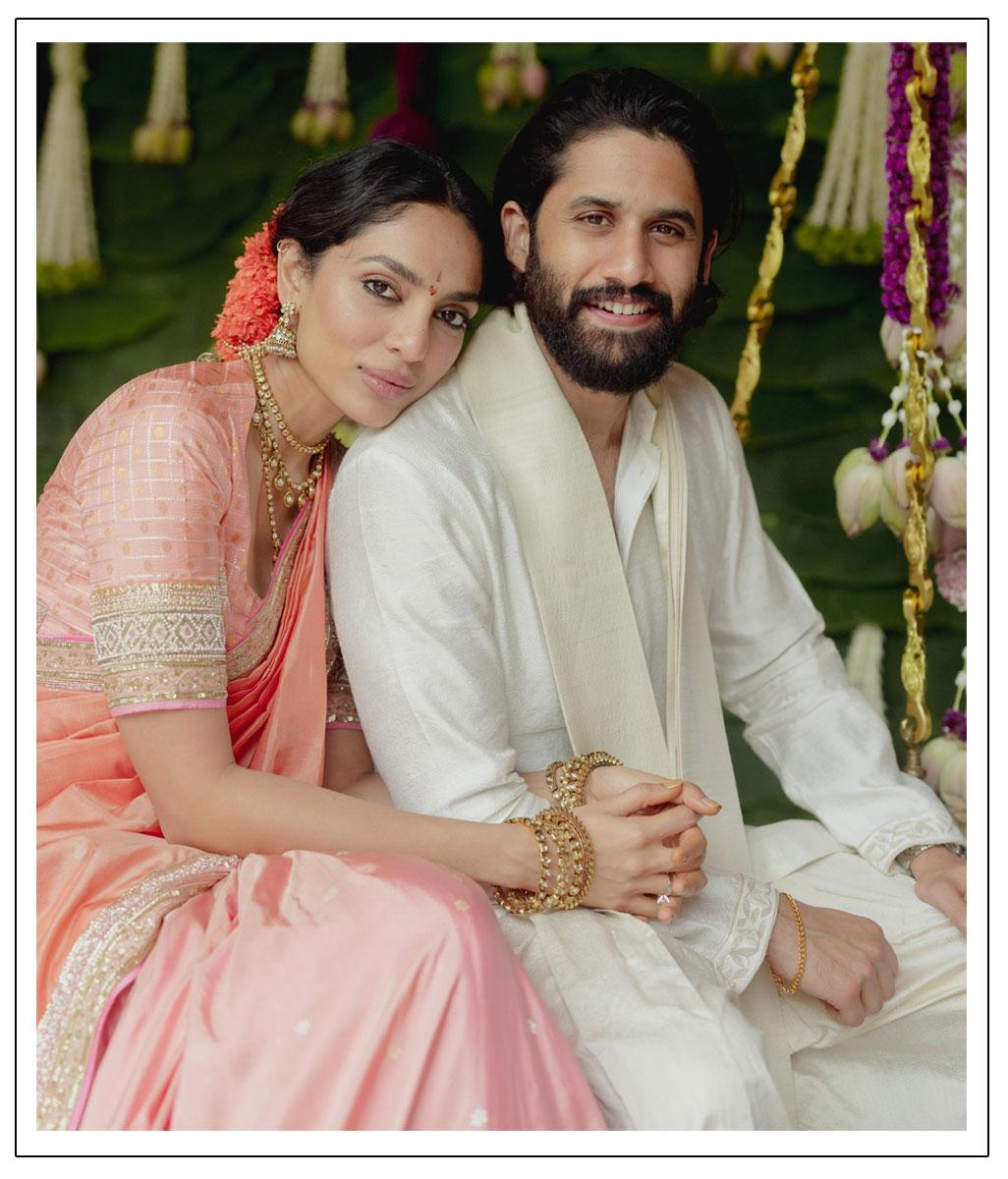 Nagarjuna Shares Naga Chaitanya - Sobhita Dhulipala Engagement Snaps