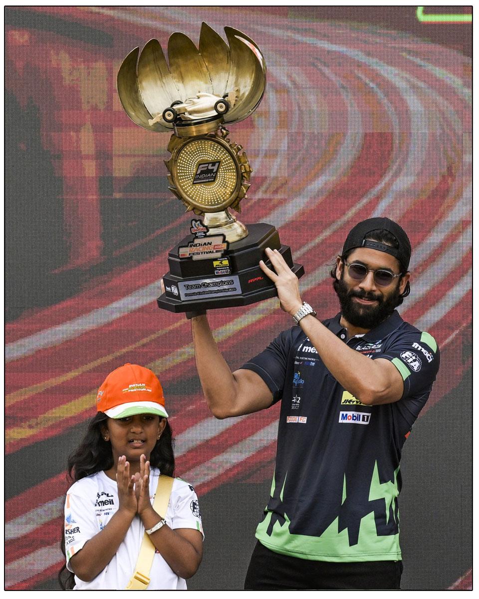 Naga Chaitanya Racing Team Wins Title