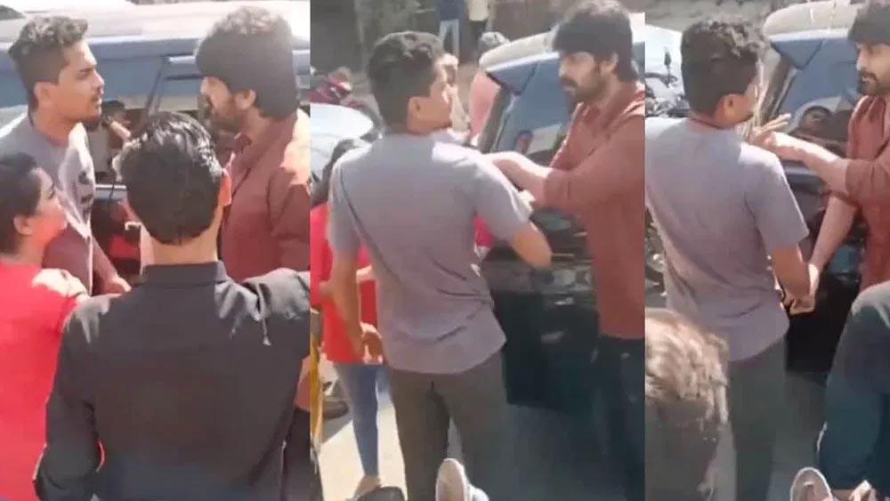 Naga Shaurya forces a youngster to apologize