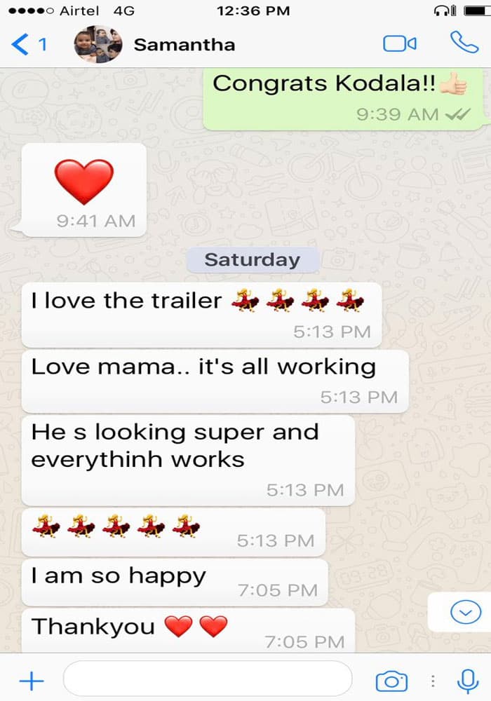 Kodalu Samantha Cute Conversation with Nag Mama