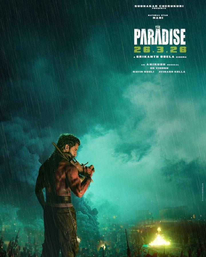Brand New Poster Of Nani The Paradise