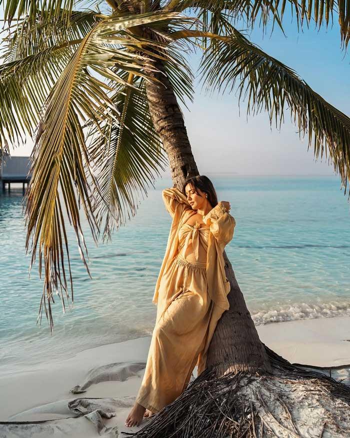 Neha Sharma Relaxing At Beach Side