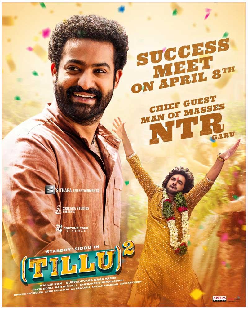 Man of masses NTR for Tillu Square success celebrations