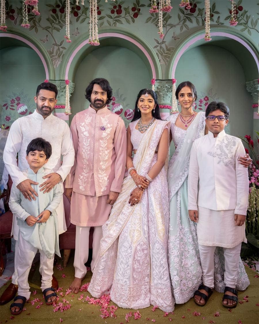 Narne Nithiin Engaged to Shivani Talluri - Jr NTR Attends Private Ceremony