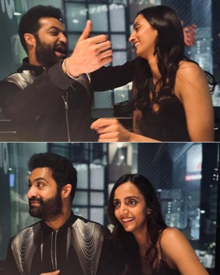 NTR celebrates his wife Birth Day in Japan