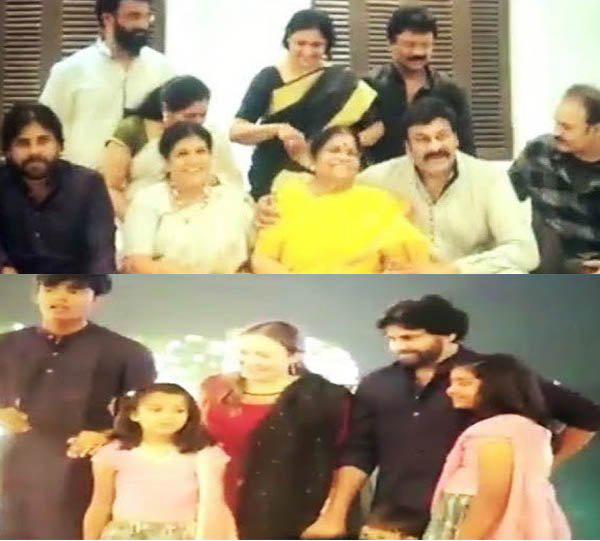 Pawan Diwali Celebrations With Chiru And Family