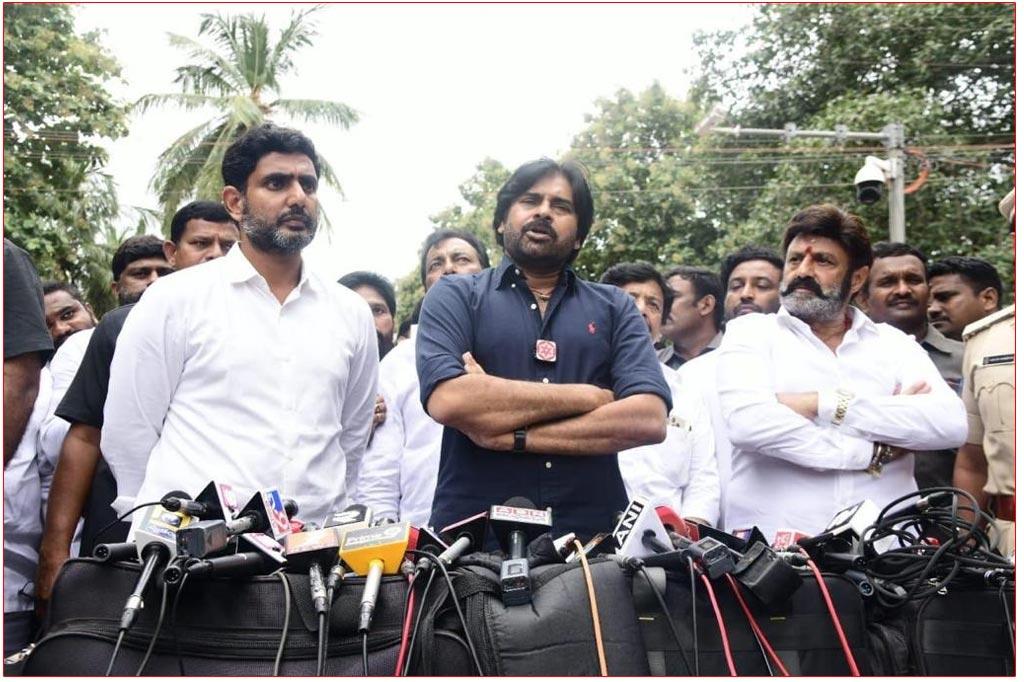 Pawan Kalyan Announces Janasena-TDP Alliance