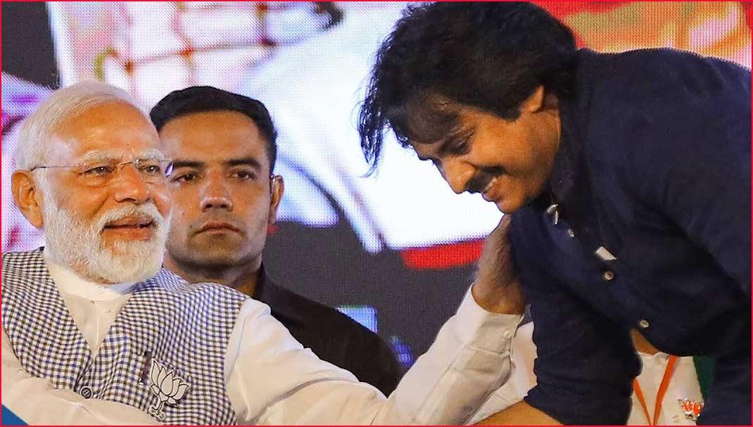 PM Modi compares Pawan Kalyan to a storm