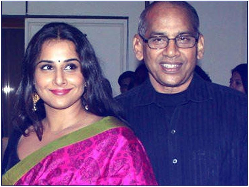 Vidya Balan Father P.R. Balan Makes Acting Debut