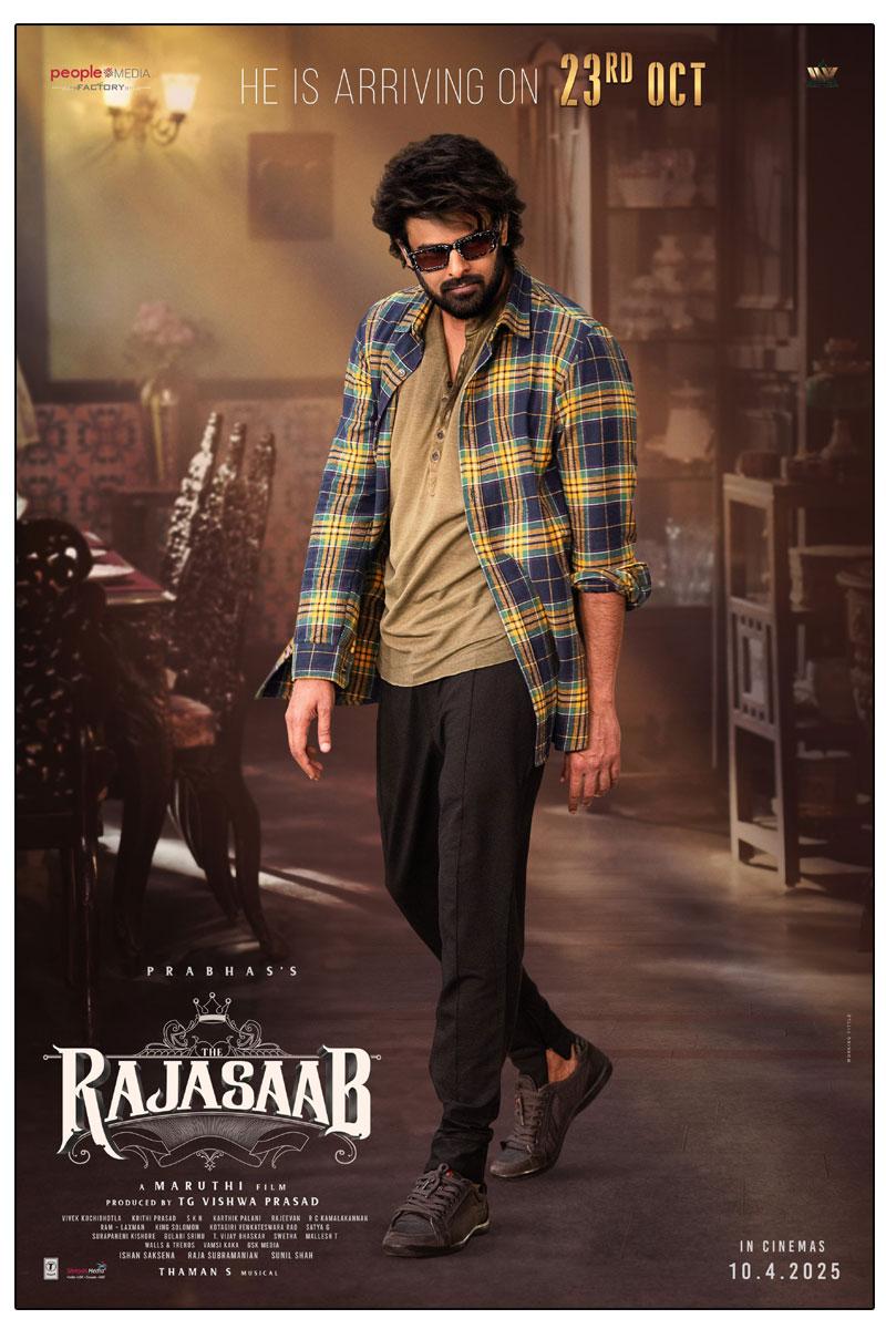 Prabhas Turns Regal In The Raja Saab