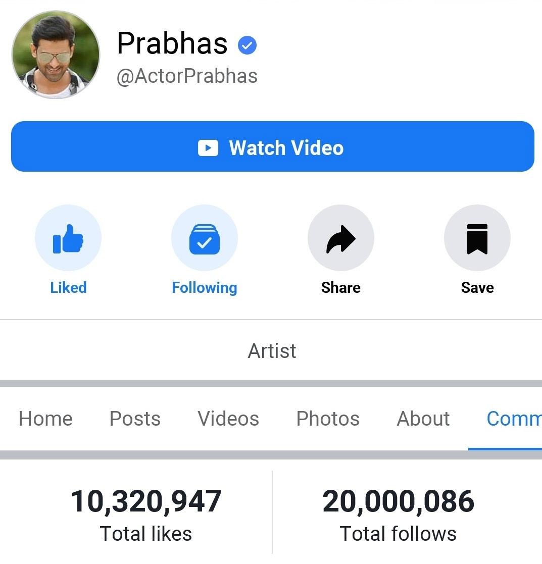 Prabhas Becomes 1st South Indian Star To Achieve It
