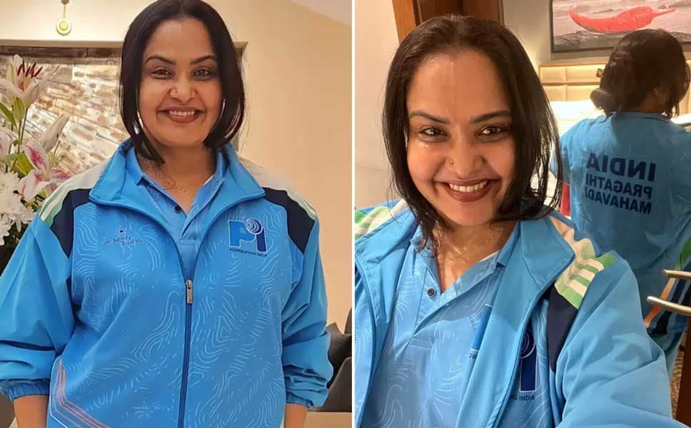 Telugu Actress Pragathi Shines in Powerlifting Eyes Gold at Asian Games