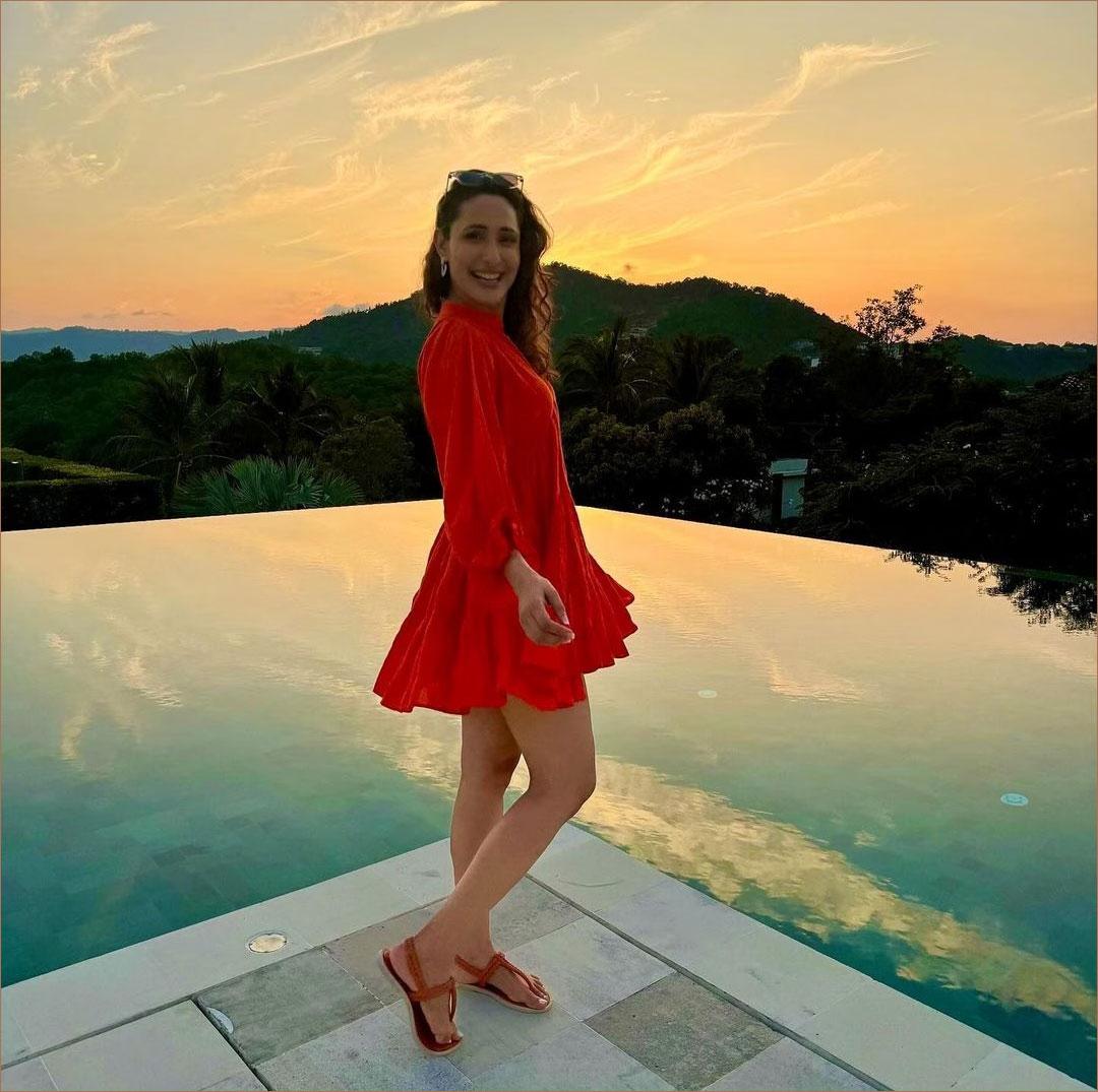 Pragya Jaiswal passion vibes in orange