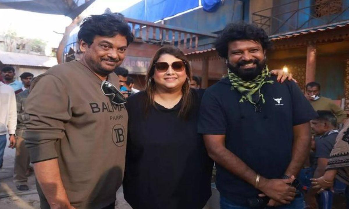 Puri Jagannadh Spotted on the Sets of Kannada Film Kedi