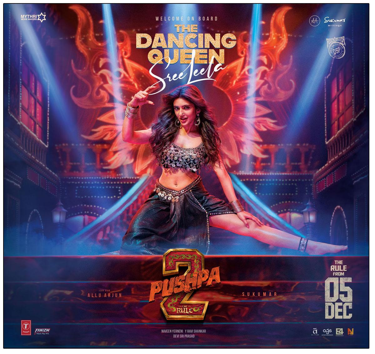 Sreeleela Officially On Board For Pushpa 2 - The Rule