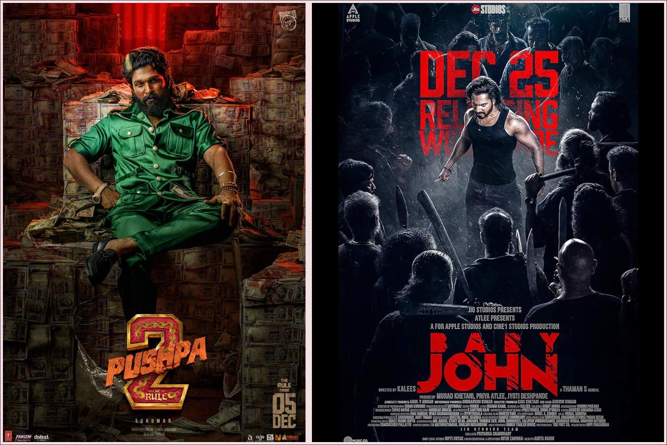 Pushpa 2 In Its Third Week Dominates New Release Baby John On X Mas Day