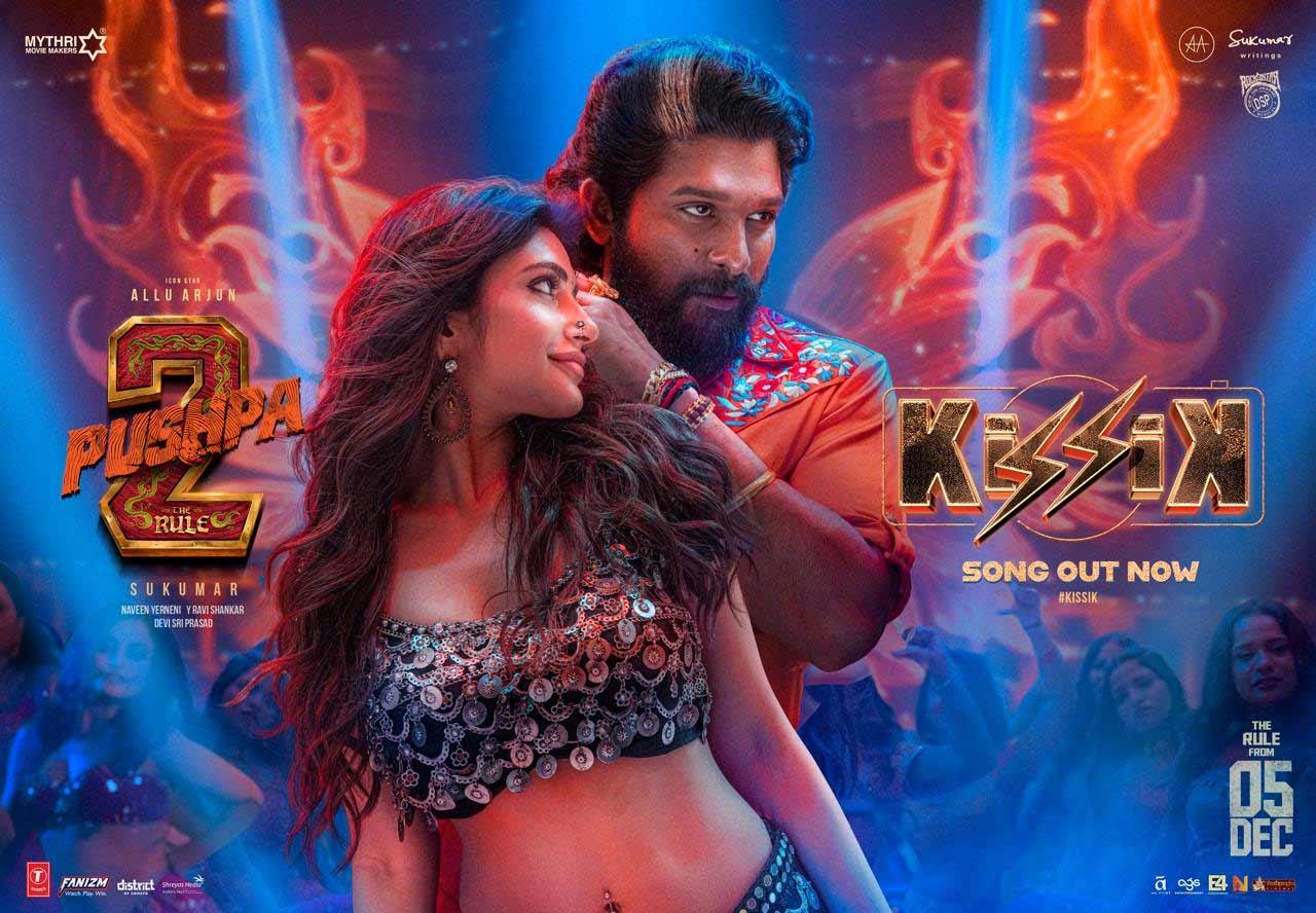 Pushpa The Rule - Allu Arjun-Sreeleela sets screens on fire with Kissik