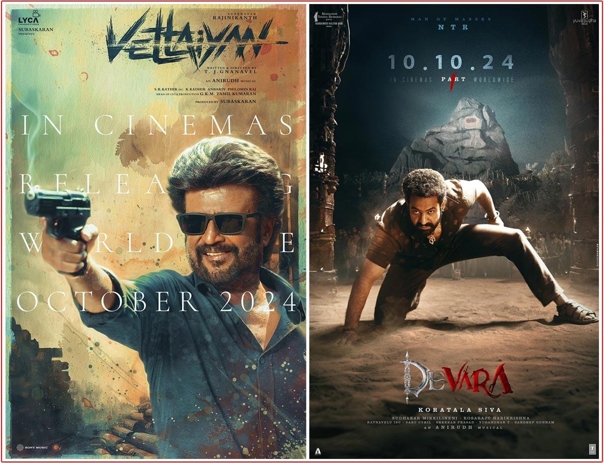 Rajinikanth Vettaiyan To Lock Horns With NTR Devara