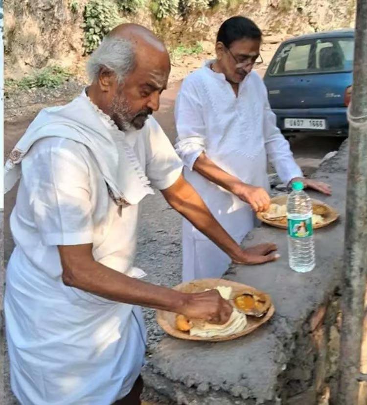Rajinikanth goes on a spiritual journey