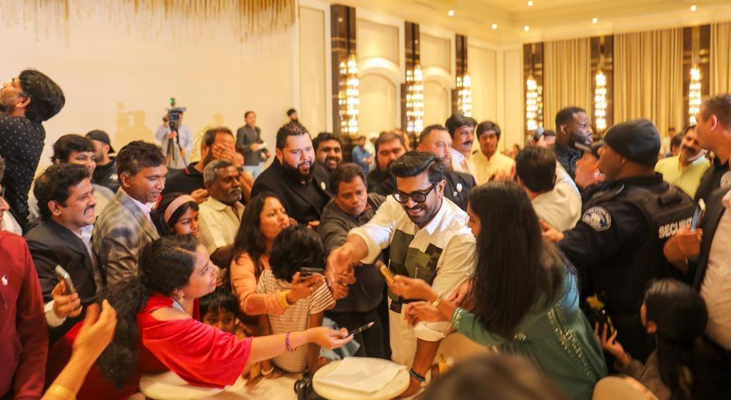 Ram Charan delights fans in the US