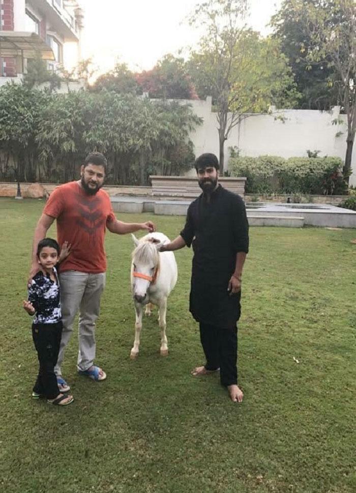 Charan Gifts to Mega Director's Kids