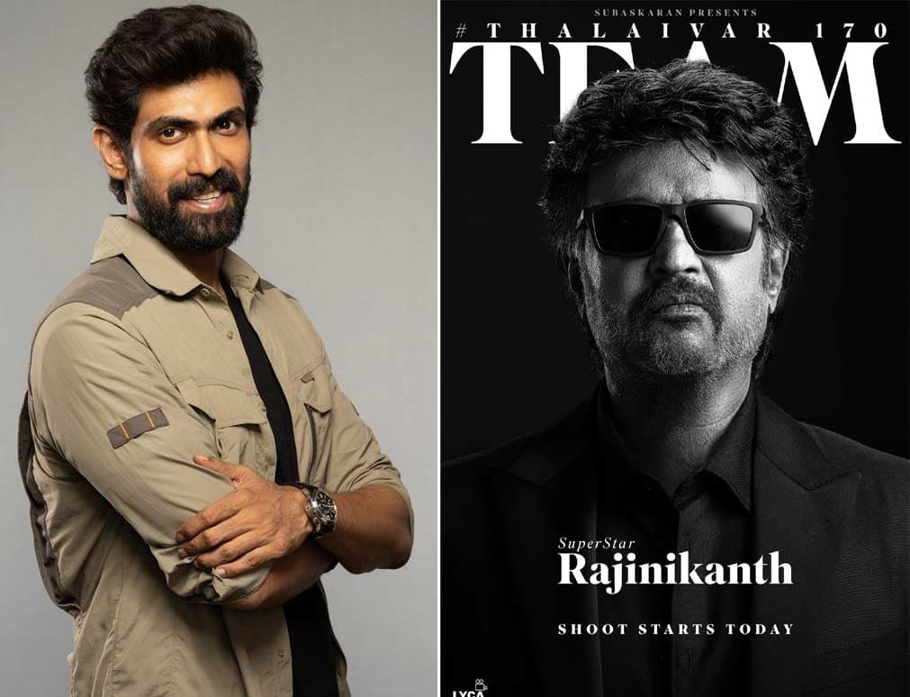 Rana starts shoot for Rajini Vettaiyan