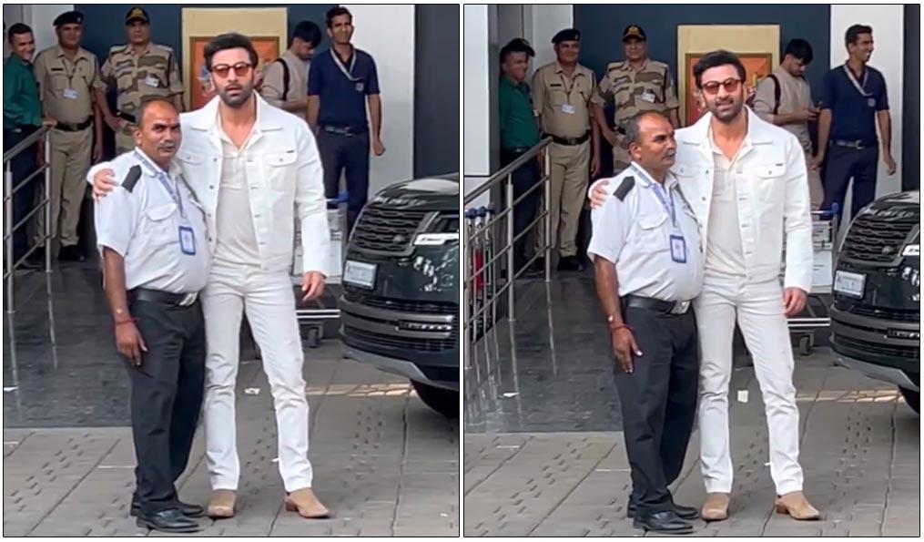 Ranbir Kapoor Surprises Security Guard