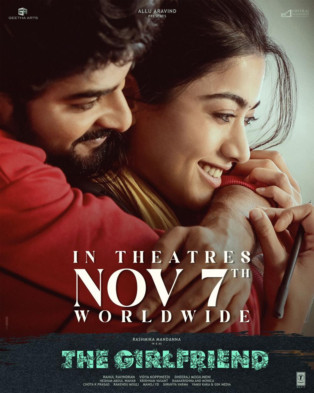 Rashmika Mandanna The Girlfriend To Release On November 7