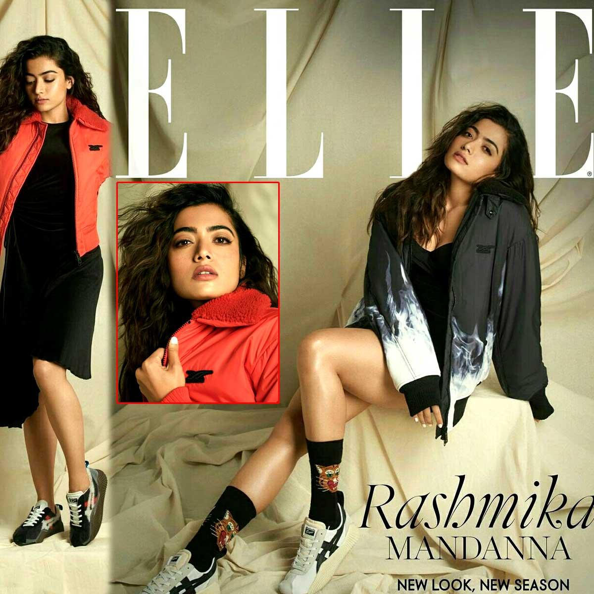 Rashmika Mandanna Sizzling Pics in Elle Magazine