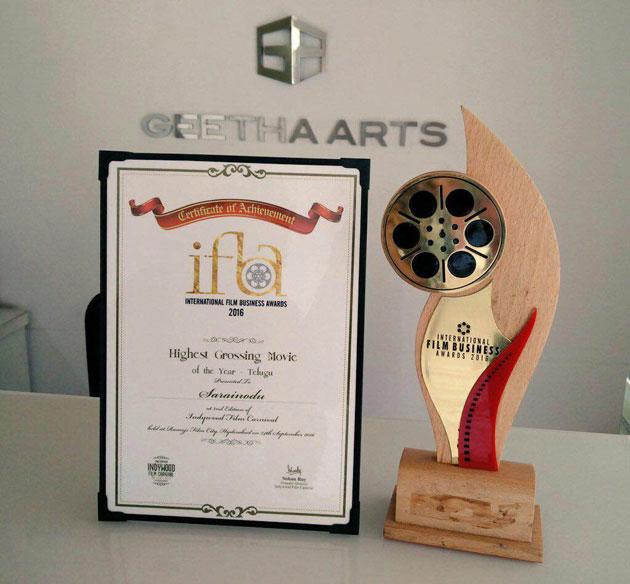 That's Why Sarrainodu Received Award!
