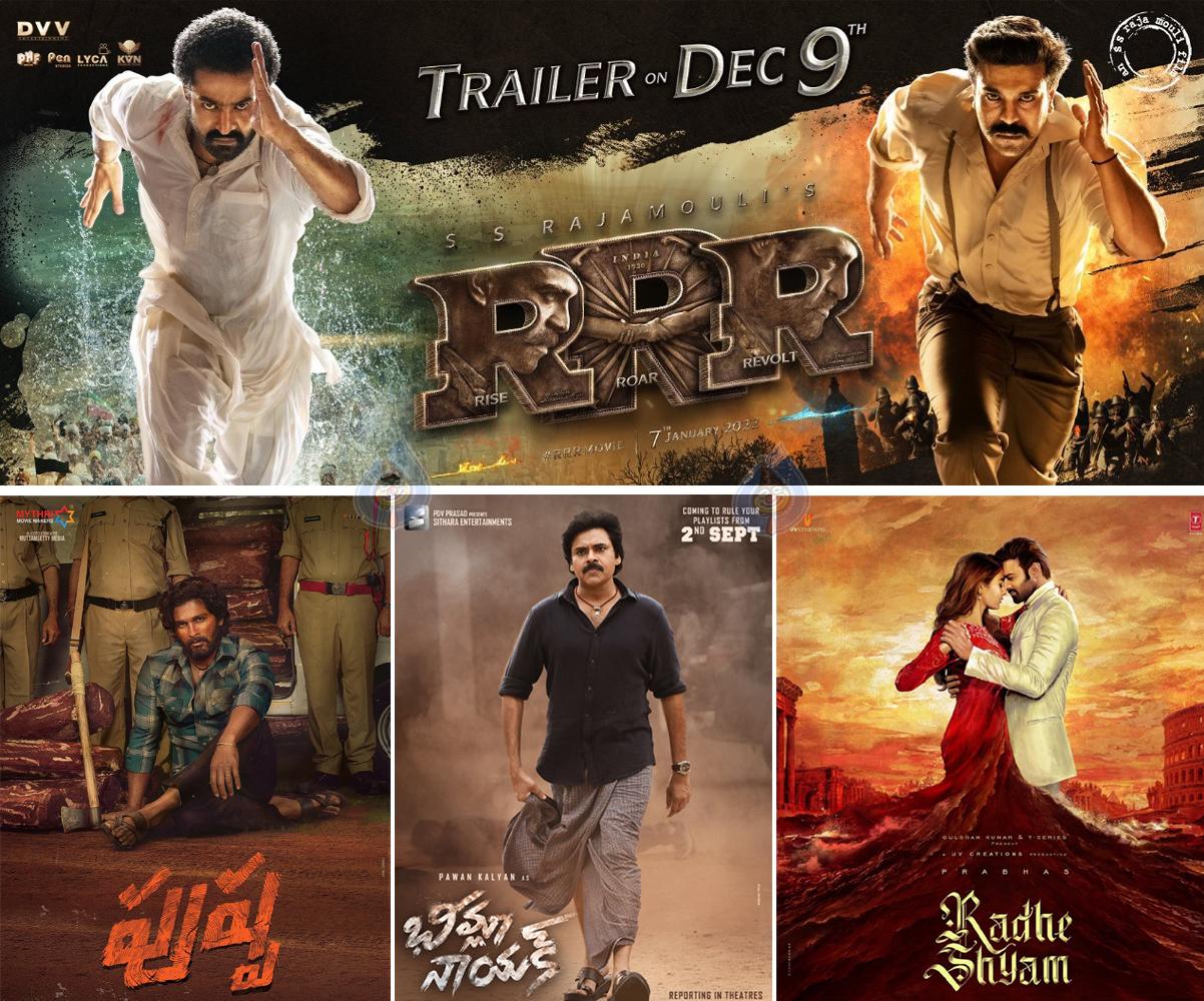 RRR violent: Pushpa, Bheemla Nayak, Radhe Shyam silent?