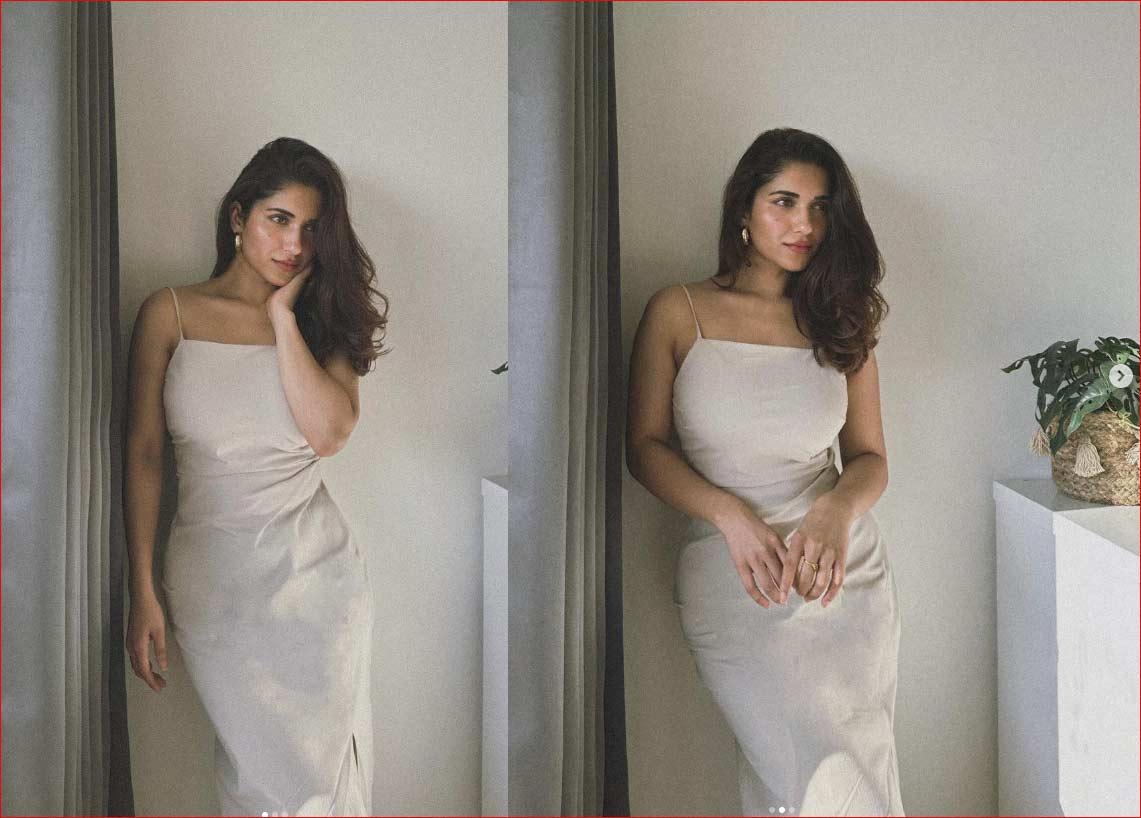 Ruhani Sharma turns sensuous in gown