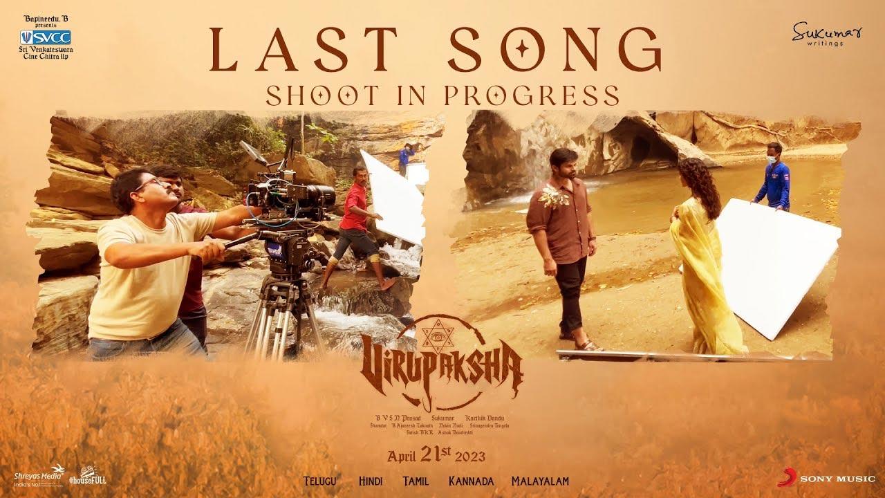 Virupaksha in song shoot