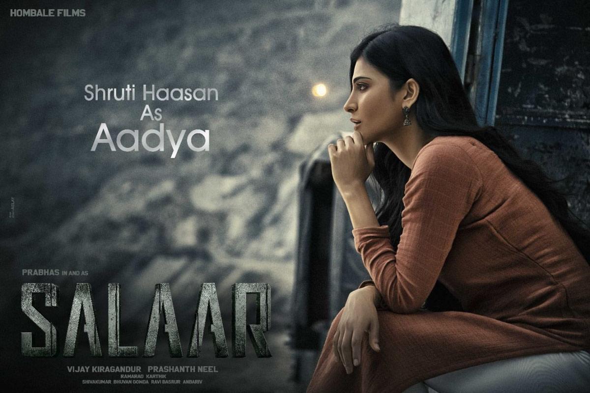 Salaar : Shruti Haasan scintillates as Aadya