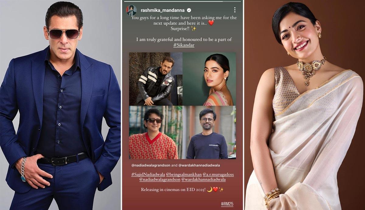 Salman Khan To Romance Rashmika In Sikandar