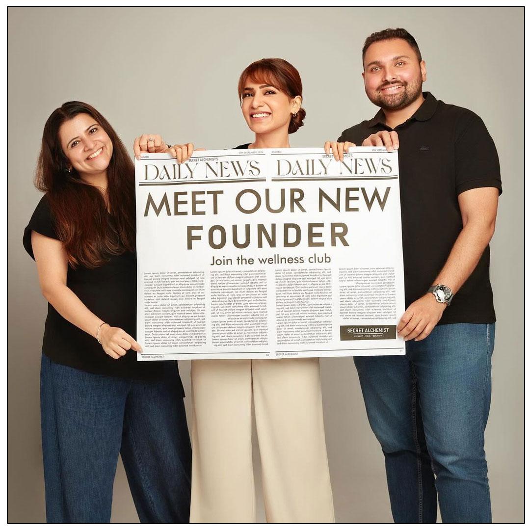 Samantha Turns Co Founder For A Wellness Brand
