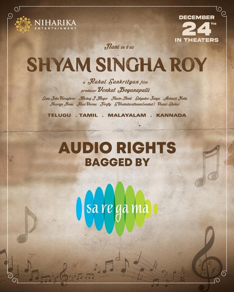 Shyam Singha Roy audio rights sold