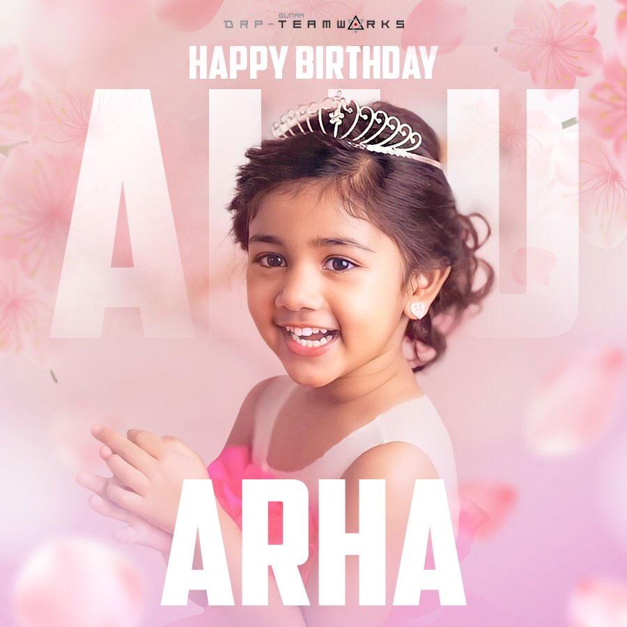 Shakuntalam team wishes Allu Arha on her birthday