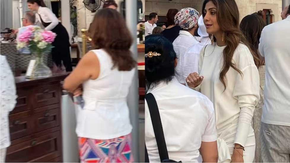 Shilpa Shetty shouts at people in Croatia