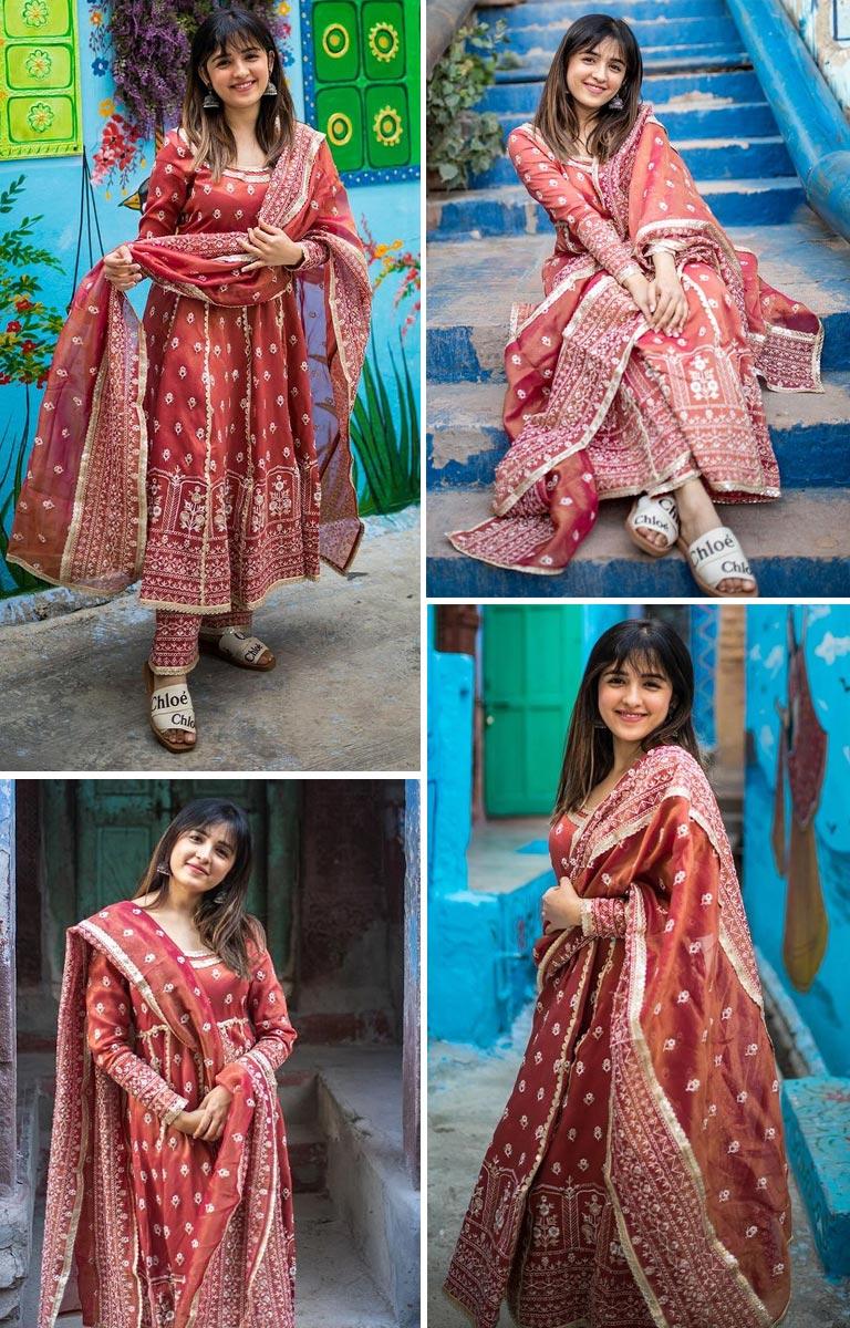 Shirley Setia Teases In Designer Kurta