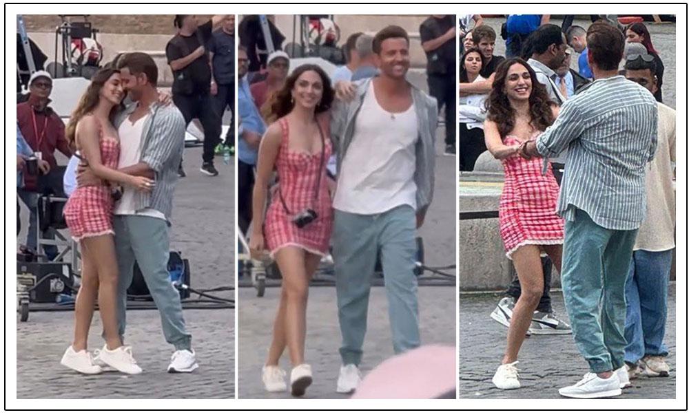 Hrithik Roshan - Kiara Advani War 2 Italy Song Shoot Leaked