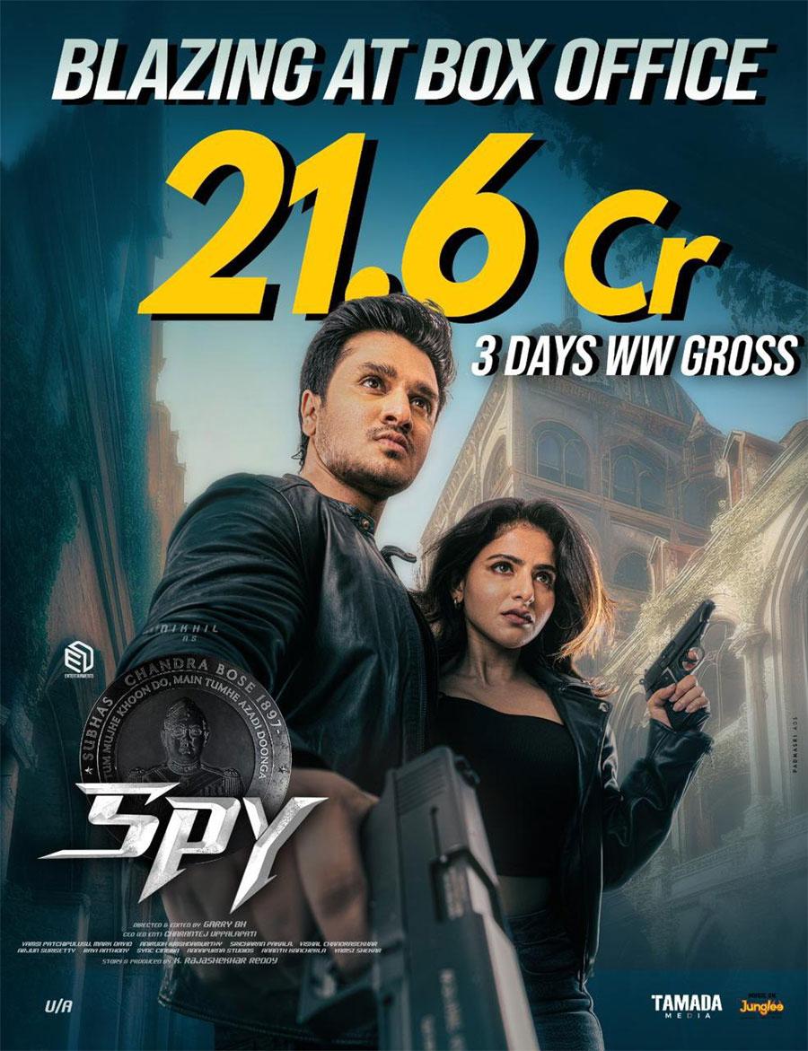SPY Grossed 21.6 Crs For Three Days