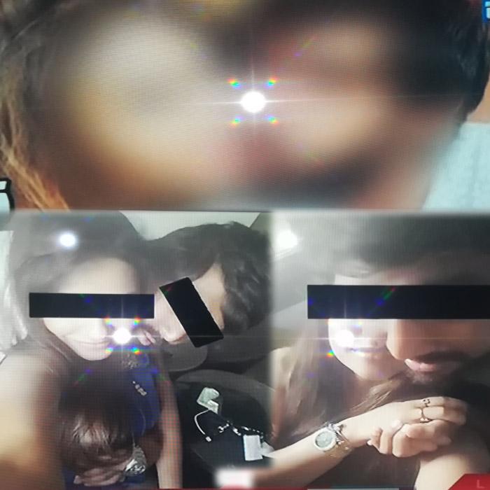 Sri Reddy, Daggubati Abhiram Leaked Pics