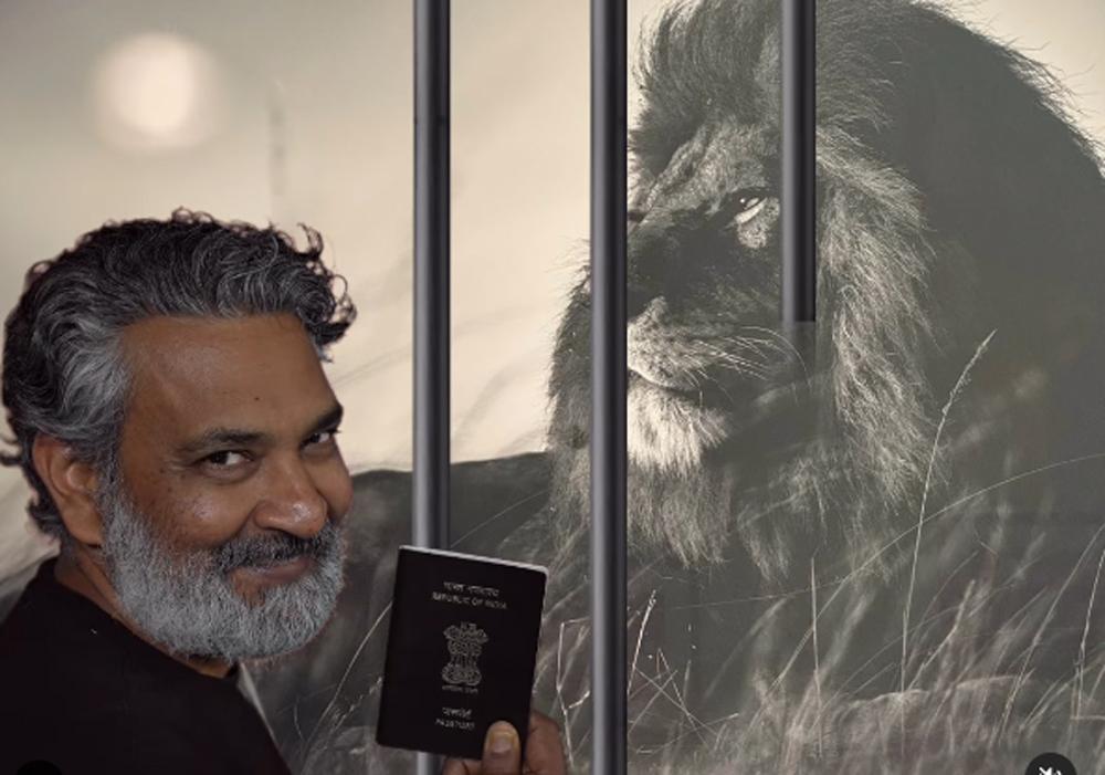 Rajamouli snap with Lion-Mahesh witty reply