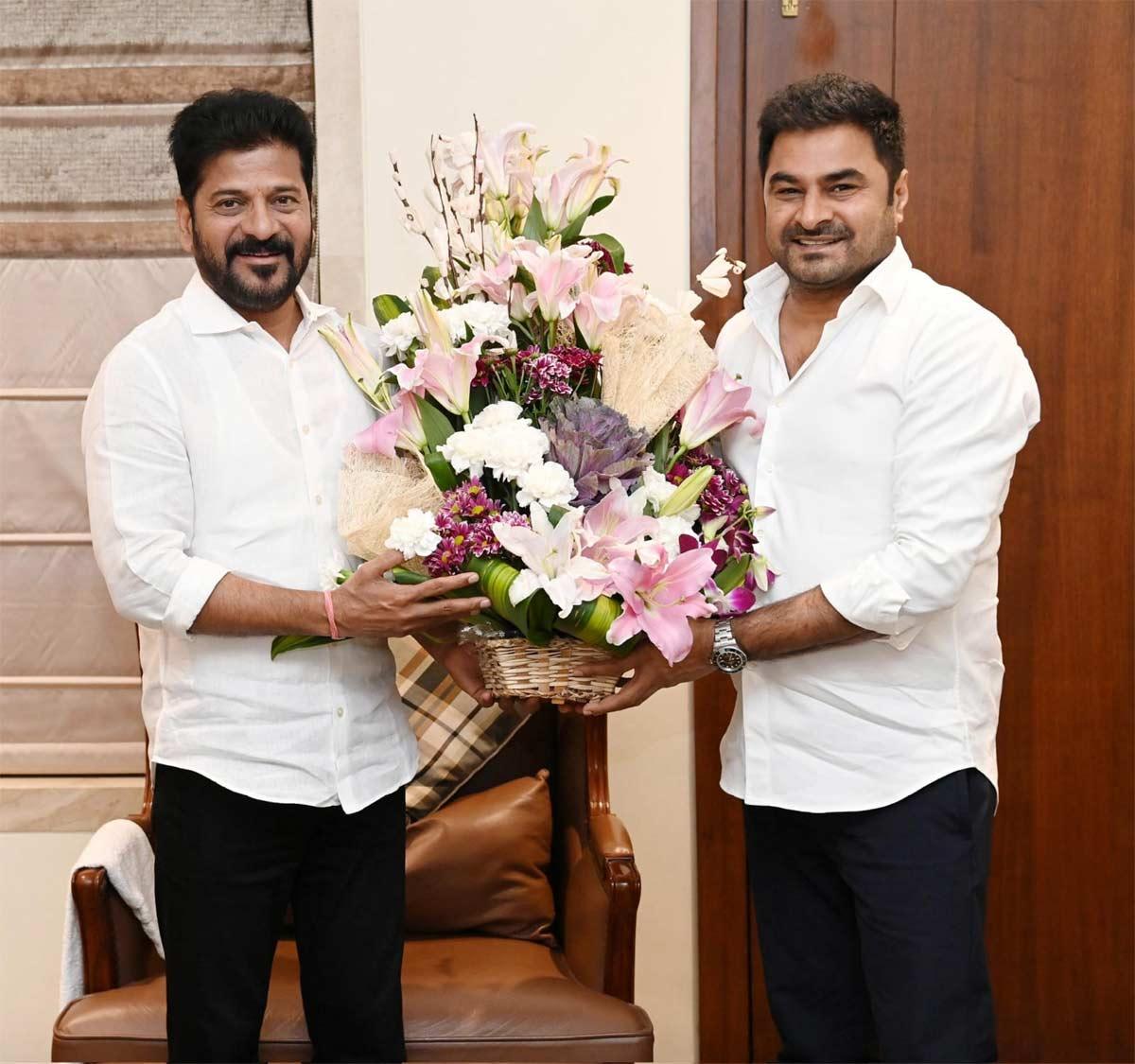 Sudhakar Cherukuri meets CM Revanth Reddy