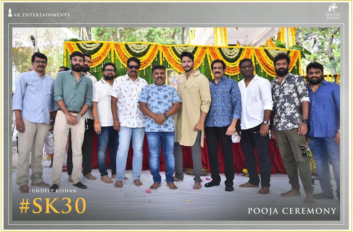 Sundeep Kishan - Trinadha Rao Nakkina Film Officially Begins